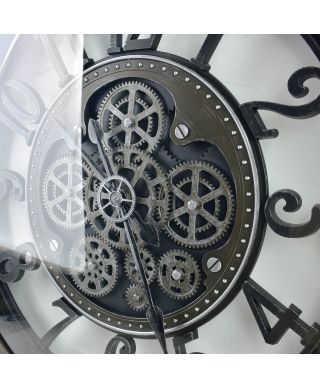 RAMSEY Zegar 60x60x6cm ruchomy cichy mechanizm