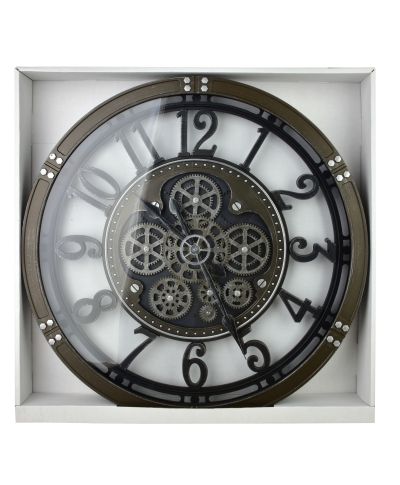 RAMSEY Zegar 60x60x6cm ruchomy cichy mechanizm