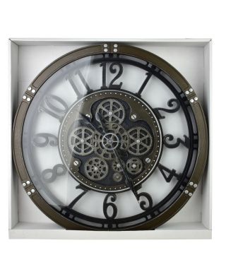 RAMSEY Zegar 60x60x6cm ruchomy cichy mechanizm