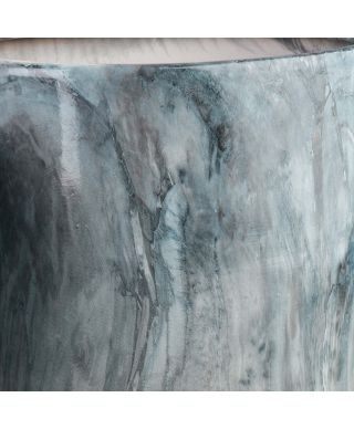 NEVA MARBLE Komplet 3 osłonek ceramicznych 37x37x45,5/30,5x30,5x42,5/24x24x40 cm