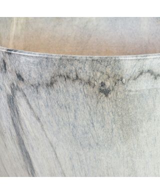 NEVA MARBLE Komplet 3 osłonek ceramicznych 25x25x21/20,5x20,5x18/16x16x15 cm