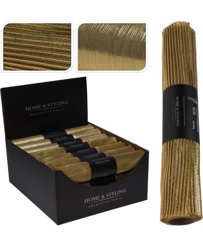 TKANINA DEKORACYJNA 28X150CM GOLD 2 RODZ