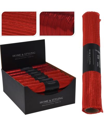 TKANINA DEKORACYJNA 28X150CM RED 2 RODZA