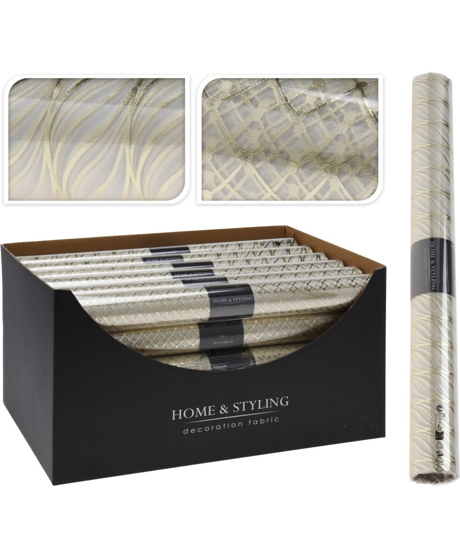 TKANINA DEKORACYJNA ORGANZA 36X200CM