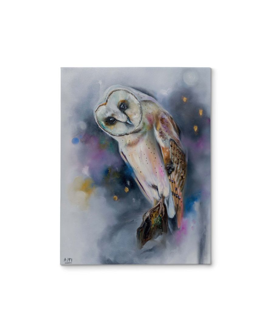 Owl Watching - obraz na płótnie