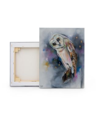 Owl Watching - obraz na płótnie