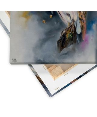 Owl Watching - obraz na płótnie