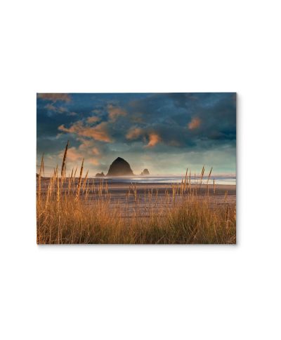 Haystack Rock At Cannon Beach - obraz na płótnie