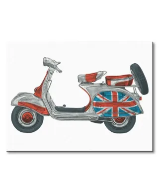 Vespa - Obraz na płótnie