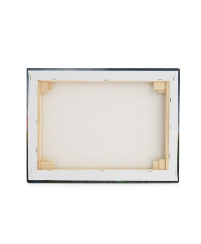 Sunset Over Wildflowers - obraz na płótnie