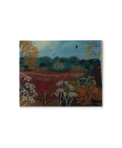 Autumn Walk - obraz na płótnie