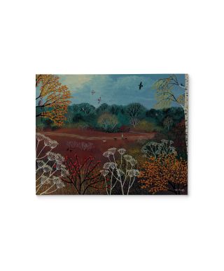 Autumn Walk - obraz na płótnie