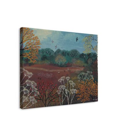 Autumn Walk - obraz na płótnie