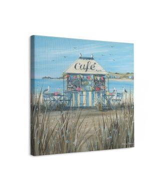 Beach Café - obraz na płótnie