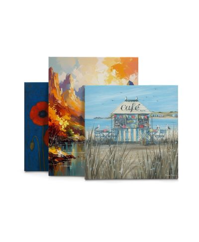 Beach Café - obraz na płótnie