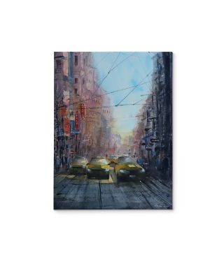 New York On A Sunny Afternoon - obraz na płótnie