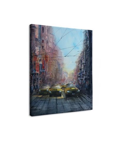 New York On A Sunny Afternoon - obraz na płótnie