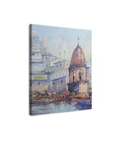 Varanashi Ghat, India - obraz na płótnie