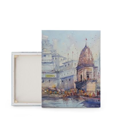 Varanashi Ghat, India - obraz na płótnie