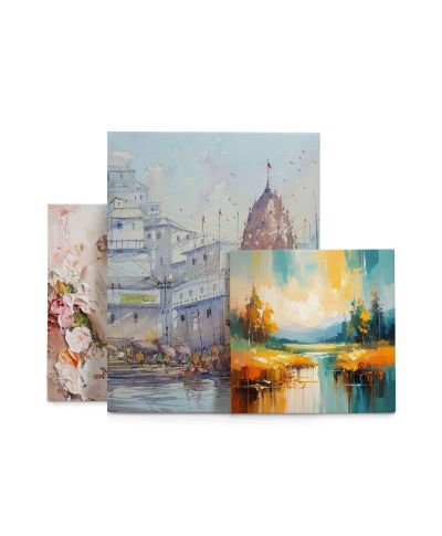 Varanashi Ghat, India - obraz na płótnie