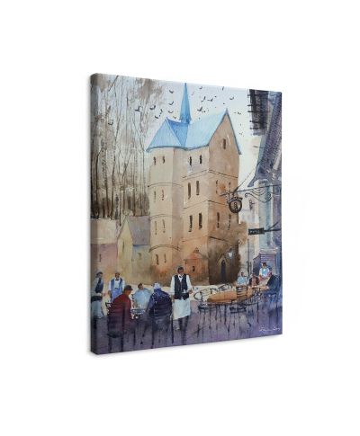 Ribe Cathedral, Denmark - obraz na płótnie