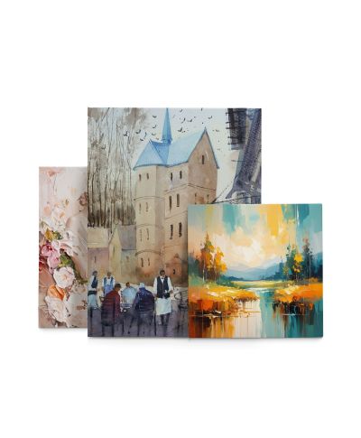 Ribe Cathedral, Denmark - obraz na płótnie