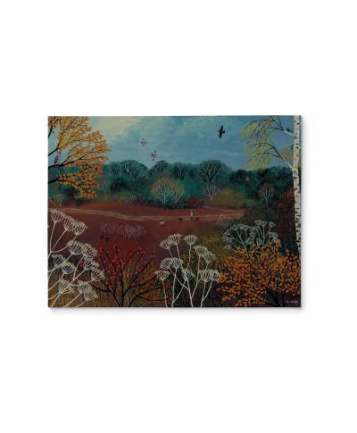 Autumn Walk - obraz na płótnie