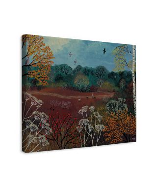 Autumn Walk - obraz na płótnie