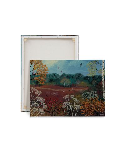 Autumn Walk - obraz na płótnie