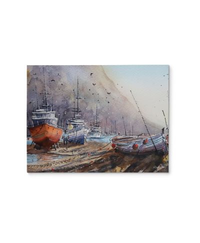 Docked - obraz na płótnie