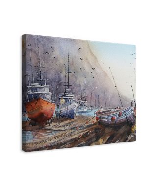 Docked - obraz na płótnie