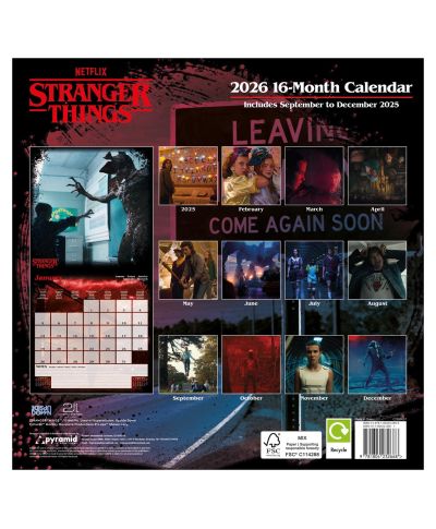Stranger Things - kalendarz 2026