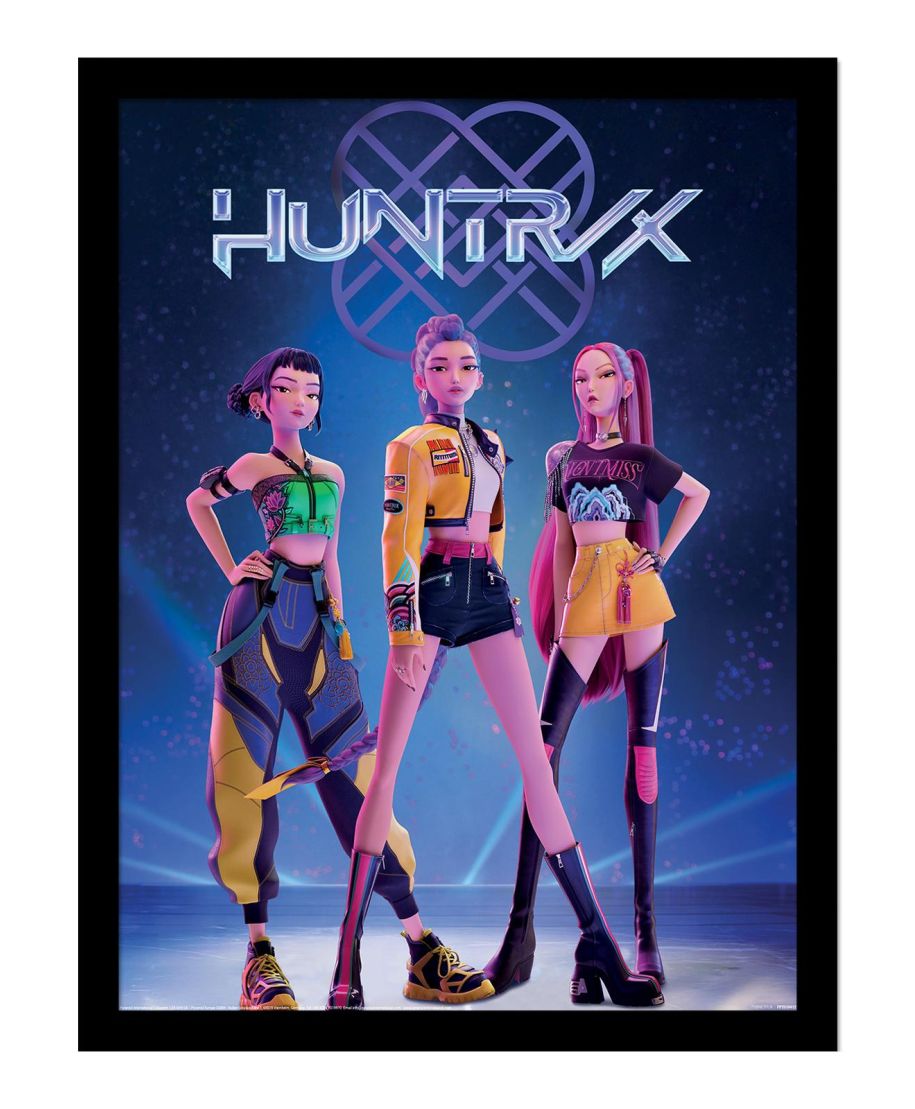 K-Pop Demon Hunters Huntrix - plakat w ramie K-Pop Demon Hunters Huntrix - plakat w ramie