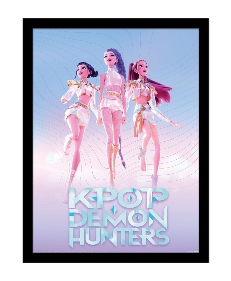 K-Pop Demon Hunters Trio - plakat w ramie