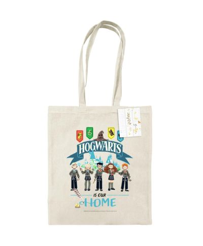 Harry Potter Hogwarts Is Our Home - torba bawełniana