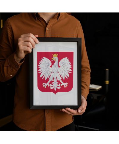 Godło Polski - plakat A4