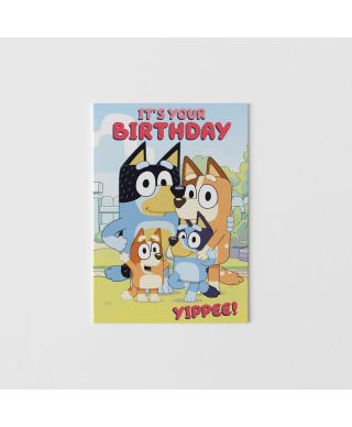 Bluey - kartka urodzinowa