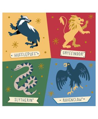 Harry Potter - zestaw 20 kartek świątecznych