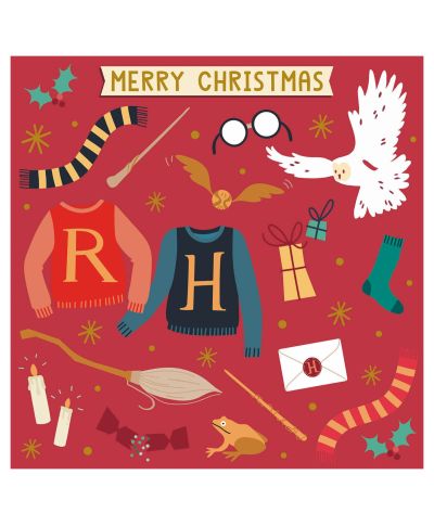 Harry Potter - zestaw 20 kartek świątecznych