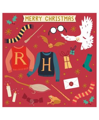 Harry Potter - zestaw 20 kartek świątecznych