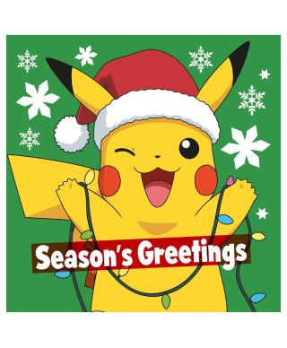 Pokemon Xmas - zestaw 12 kartek świątecznych