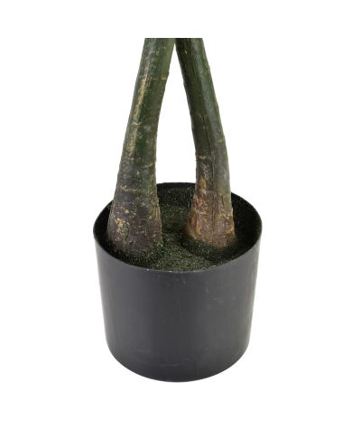 VIRIDIS Sztuczny kwiat drzewko szczęscia 15x14x95cm