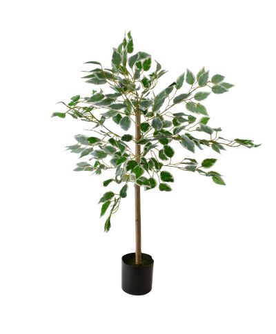 VIRIDIS Sztuczny kwiat fikus benjamin 13x13x96cm
