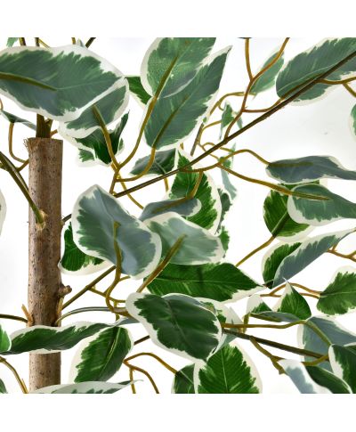 VIRIDIS Sztuczny kwiat fikus benjamin 13x13x96cm