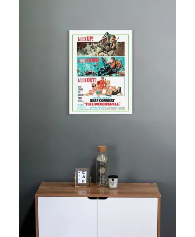James Bond (Thunderball - Triptych) - Obraz na płótnie
