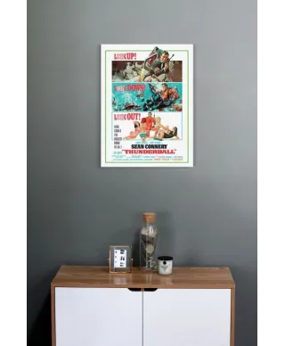 James Bond (Thunderball - Triptych) - Obraz na płótnie