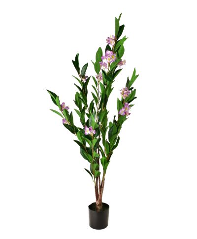 VIRIDIS Sztuczny kwiat różowy 14x14x118cm