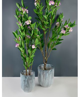 VIRIDIS Sztuczny kwiat różowy 14x14x118cm