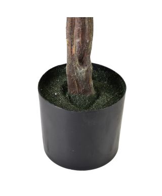 VIRIDIS Sztuczny kwiat biały 13x12x117cm