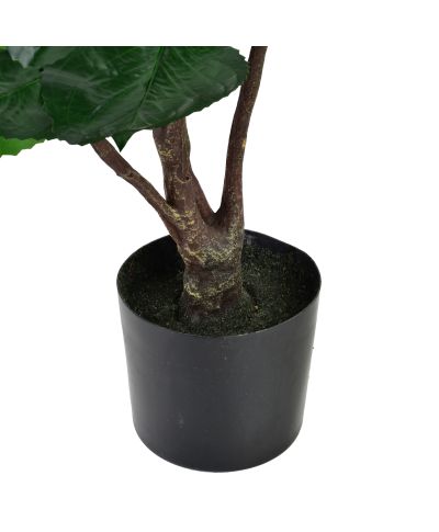 VIRIDIS Sztuczny kwiat hortensja biały 14x13x92cm